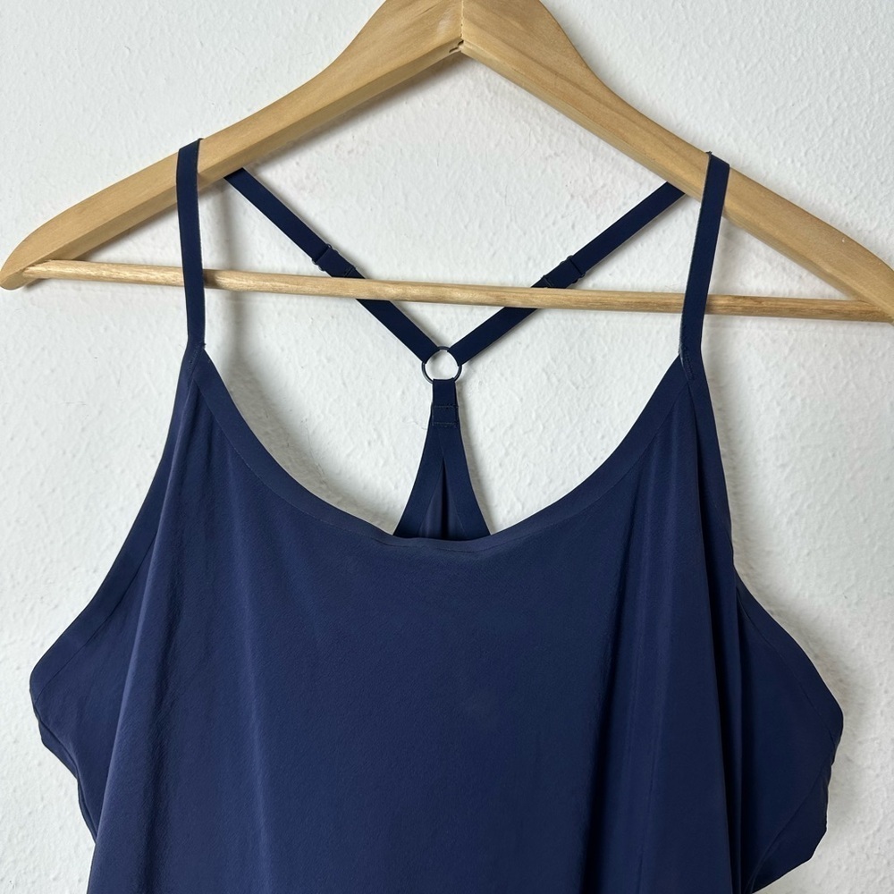 Outdoor Voices The Exercise Dress XL Blue Racerback Skort Athletic Sporty Tennis - Picture 5 of 12